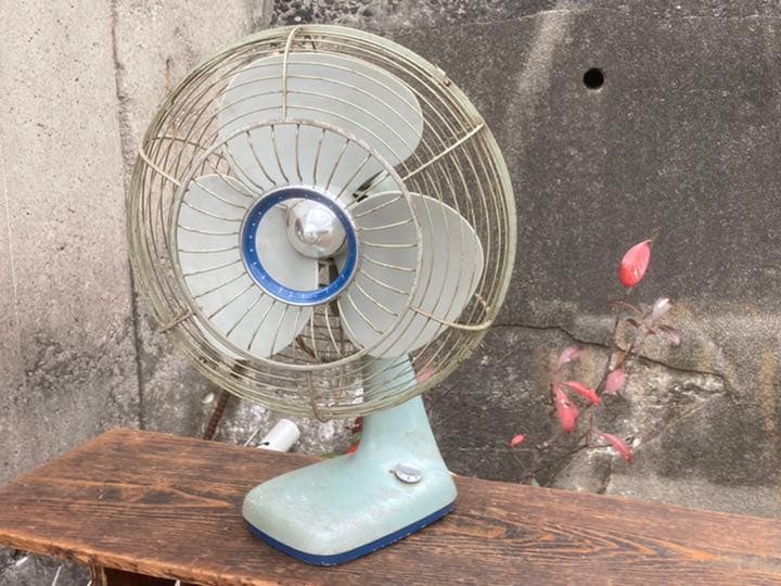 昭和レトロ扇風機・三菱／貴重な稼動品