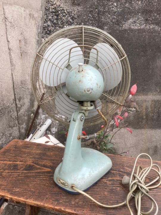 昭和レトロ扇風機・三菱／貴重な稼動品