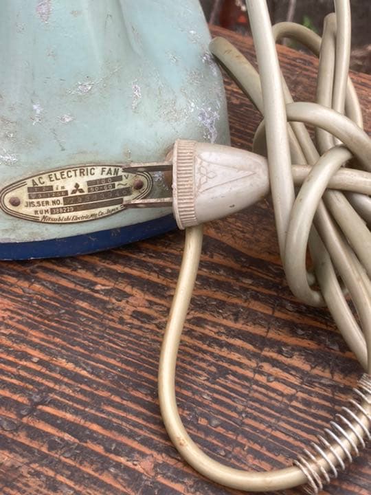 昭和レトロ扇風機・三菱／貴重な稼動品