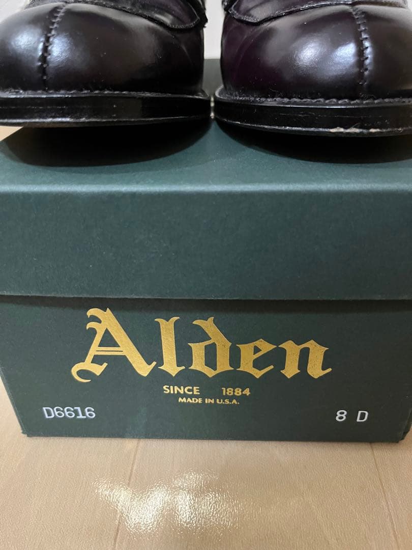 ALDEN オールデン Vチップ コードバン 8D
