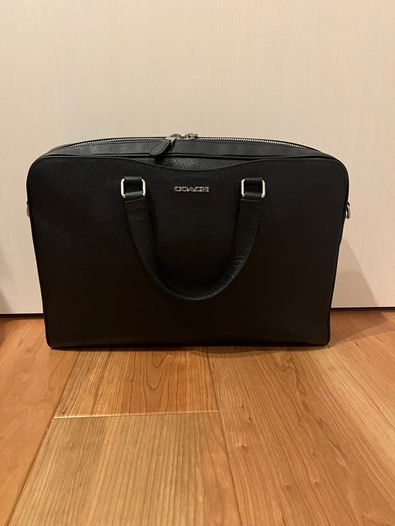 【値下げ】COACH ブラック ビジネスバッグ