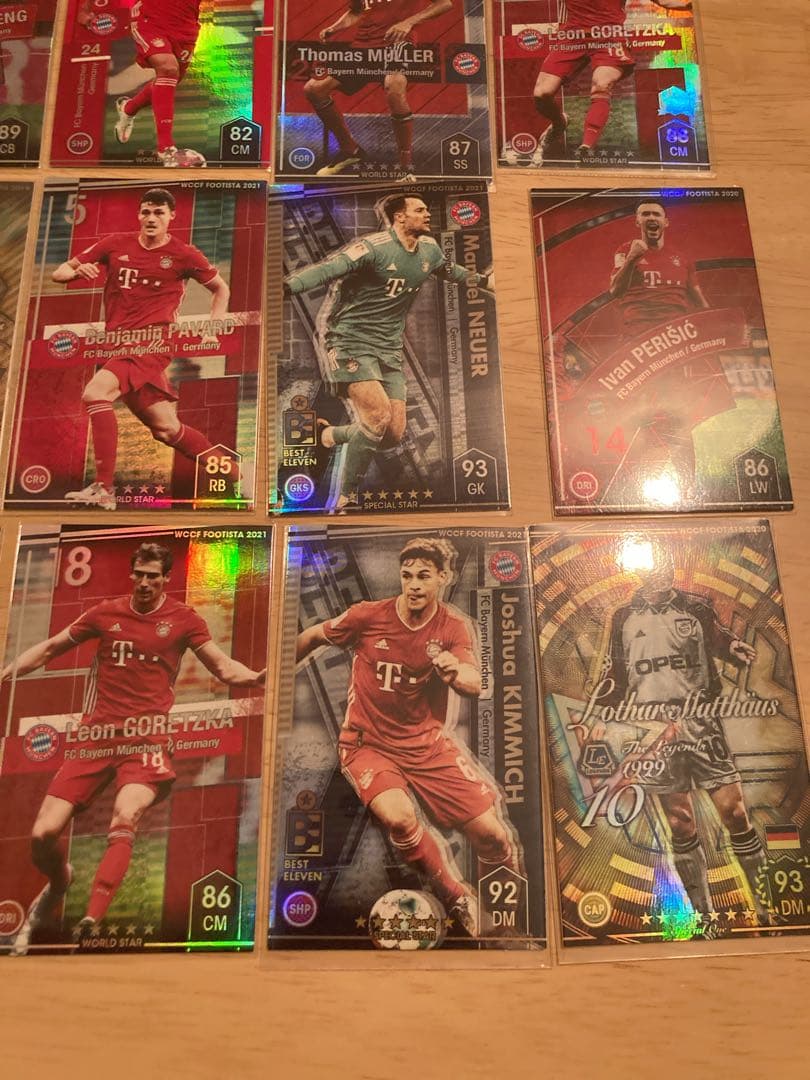 wccf footista バイエルン　25枚セット