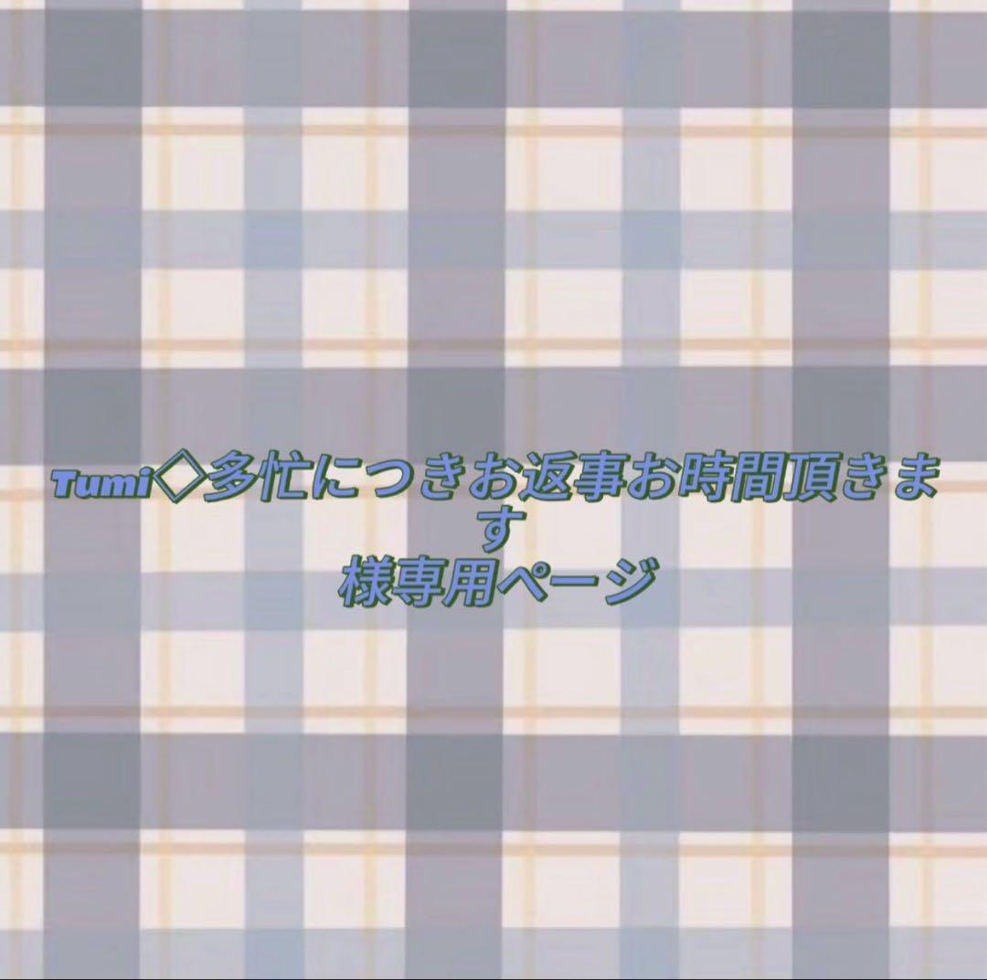 Tumi◇多忙につきお返事お時間頂きます ページ