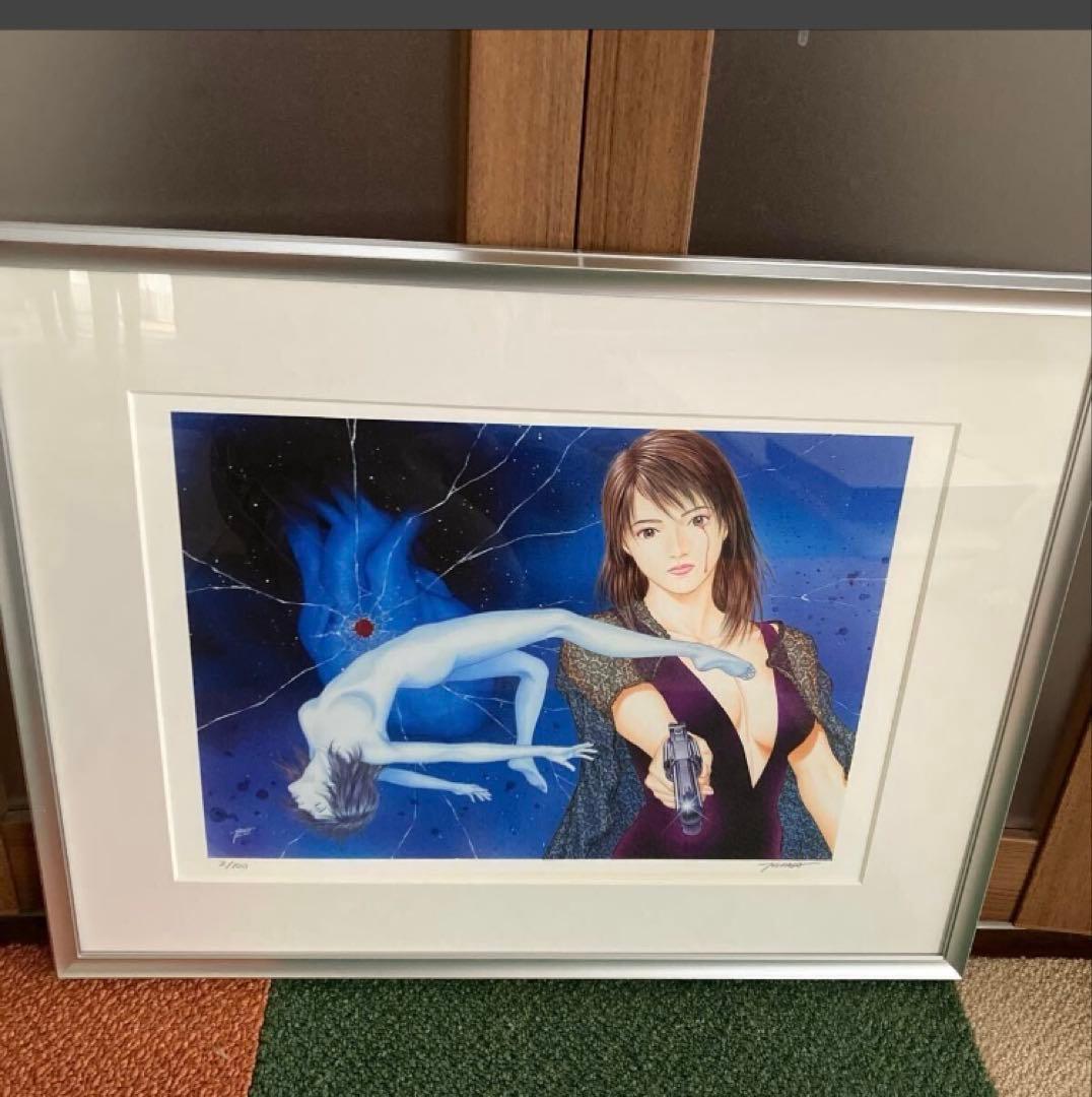 エンジェル・ハート1500万部突破記念　北条司ジークレー版画コレクション限定品❗️