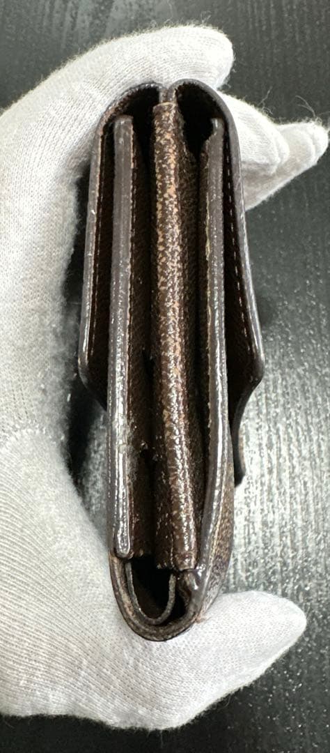 ルイヴィトン ダミエ三つ折財布