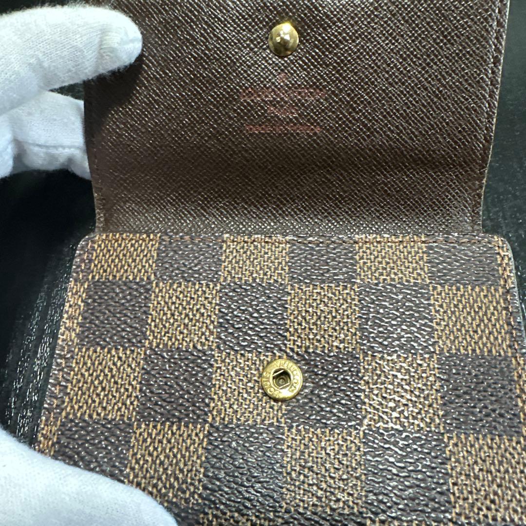 ルイヴィトン ダミエ三つ折財布