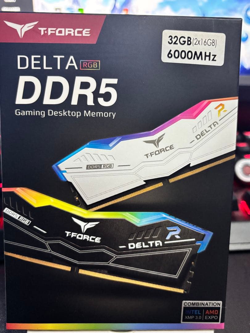 メモリー T-FORCE DELTA RGB DDR5 32GB