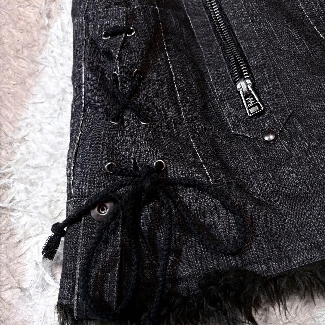 ジャケット・アウター 00s grunge far riders jacket y2k