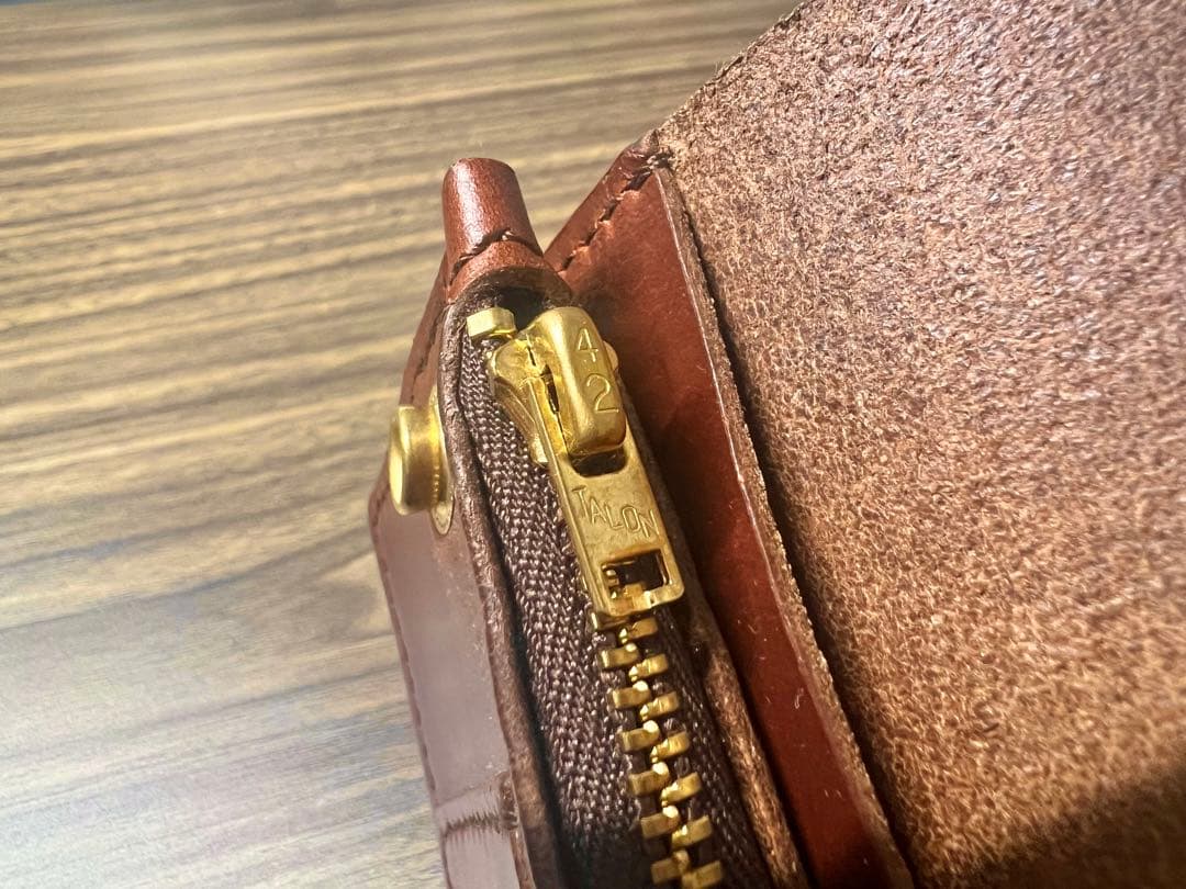 クロムエクセル　トラッカーウォレット　革　ハンドメイド