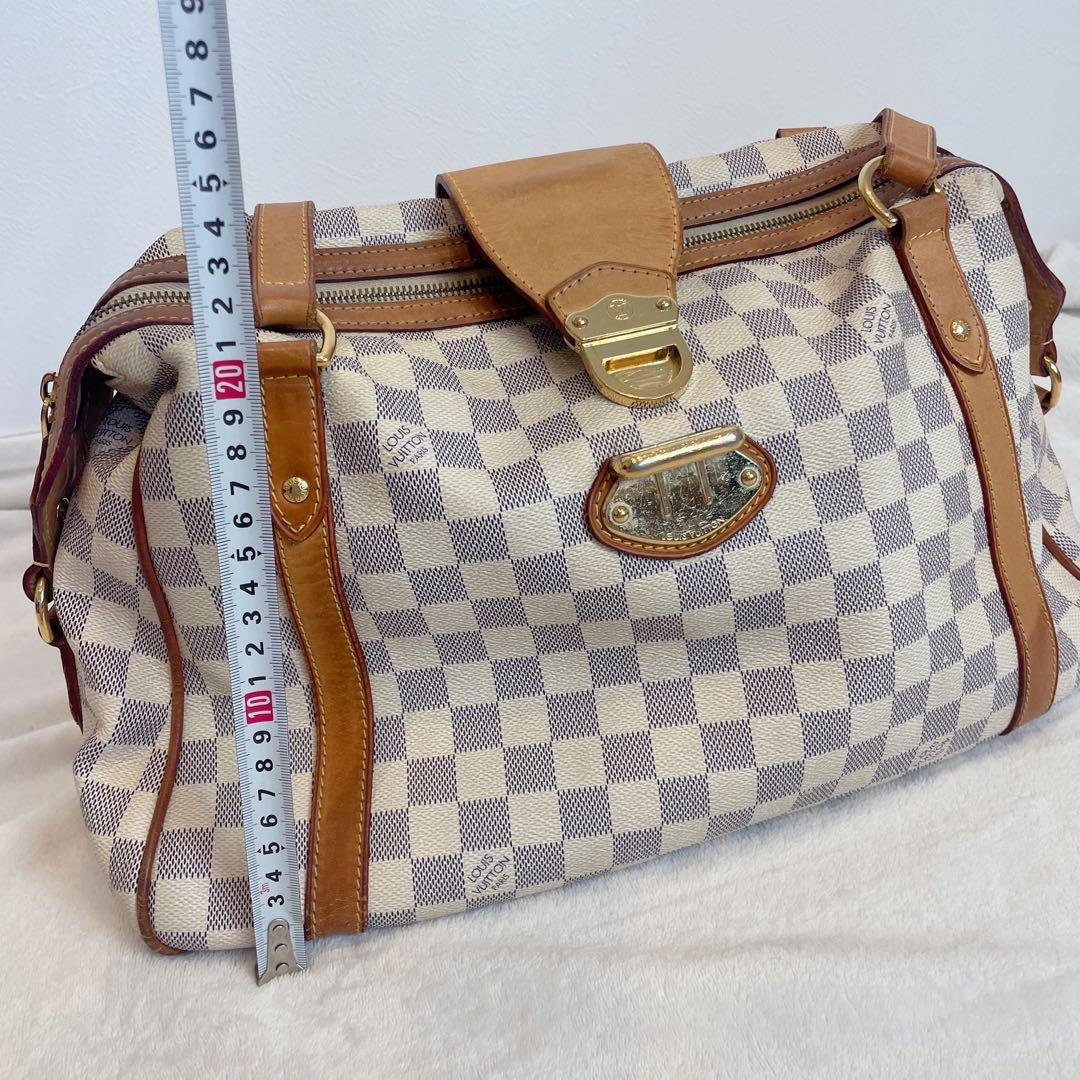 ［中古］ルイヴィトンストレーザPM ダミエアズールショルダーバッグ