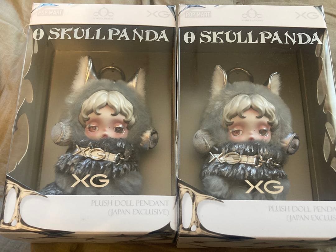 ★新品２個★XG SKULLPANDA ぬいぐるみペンダント ポップマート正規品