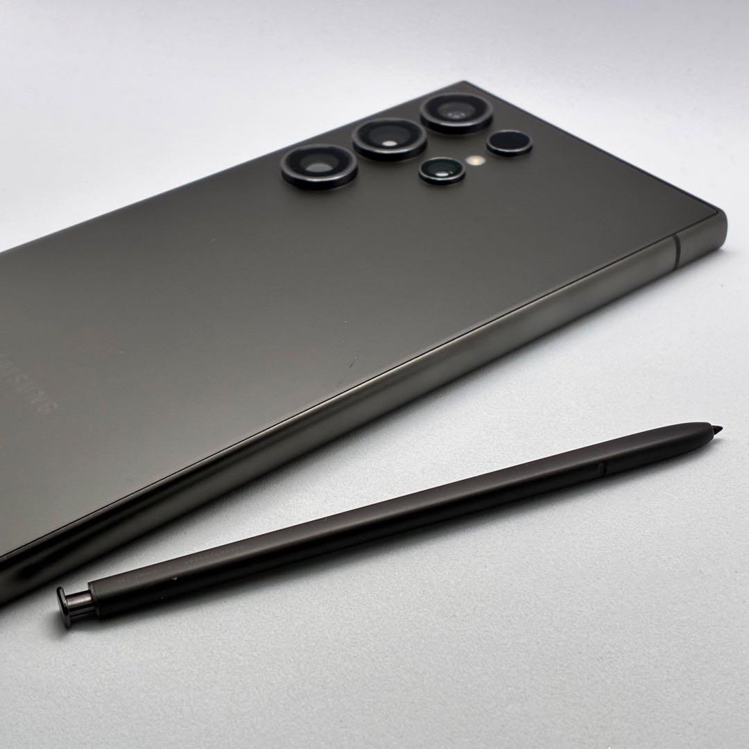 【美品】Galaxy S24 Ultra 256GB チタニウムグレー08888