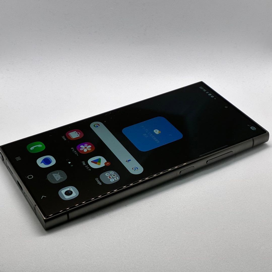 【美品】Galaxy S24 Ultra 256GB チタニウムグレー08888