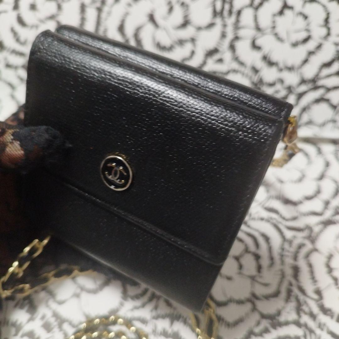 シャネルココボタン　折り財布