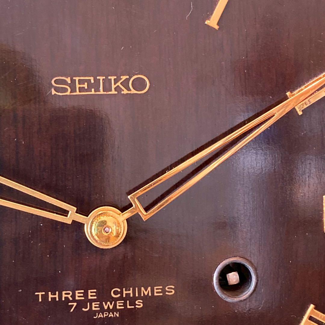 SEIKO THREE CHIMES 7 JEWELS 置時計 アンティーク