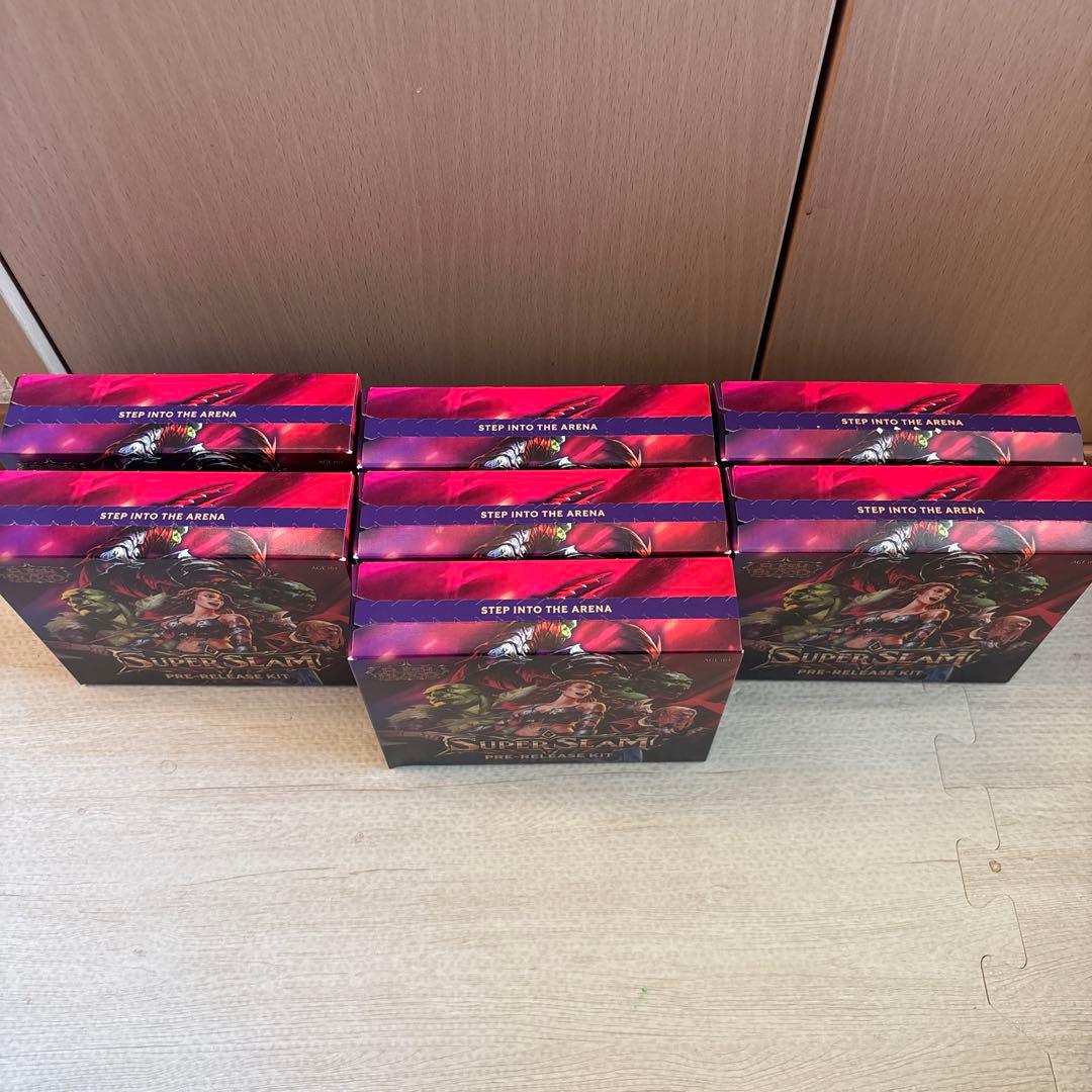 FaB SUPER SLAM 闘魂激突 英語 プレリリースキット 未開封7box