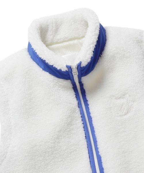 新品 WAAC ロゴ ボア フリース ベスト 072304258