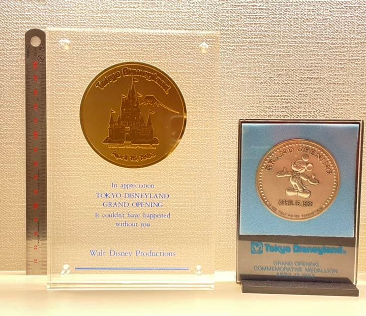 東京ディズニーランド 関係者向け 開園記念メダル  非売品