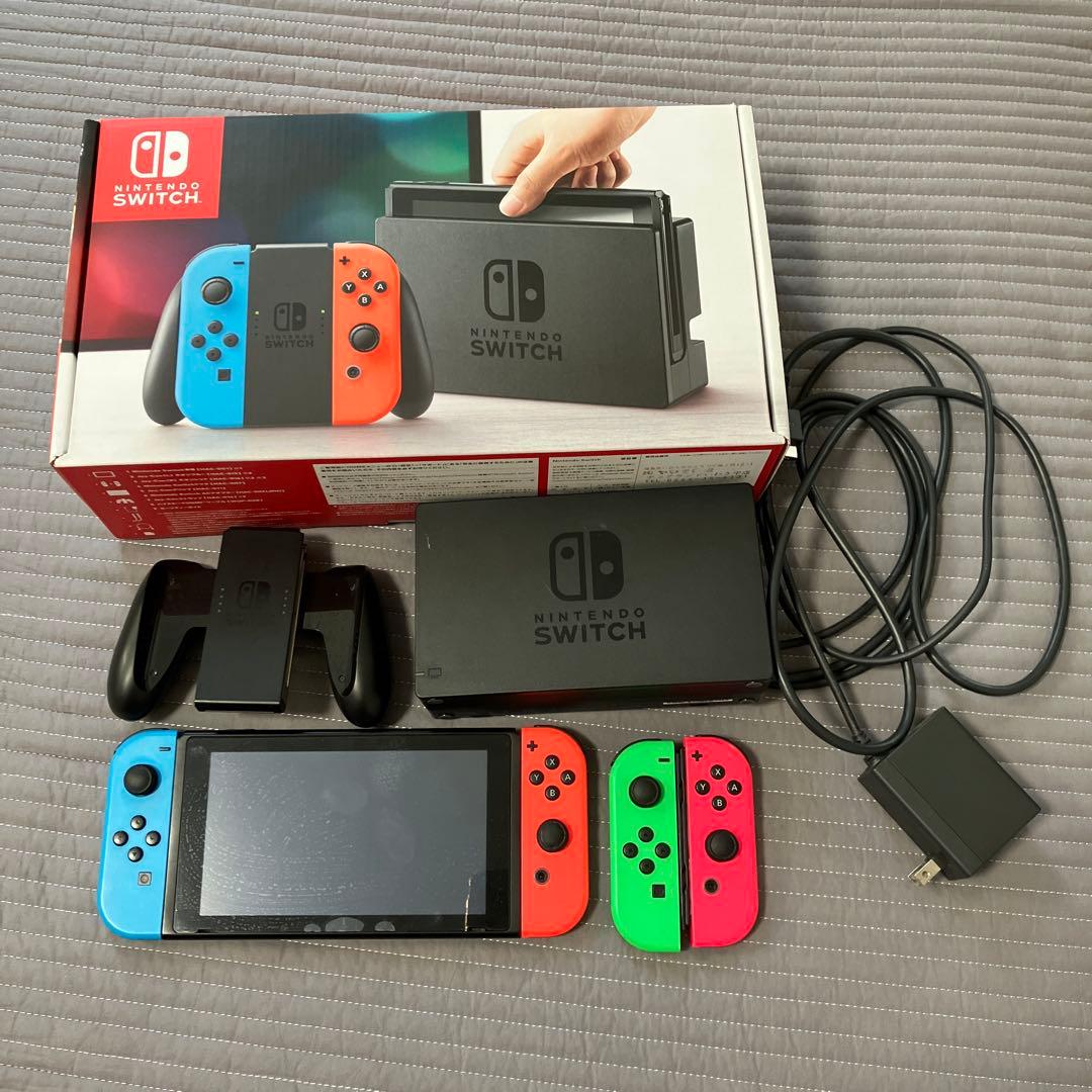 Nintendo Switch 本体 青赤 Joy-Con付き