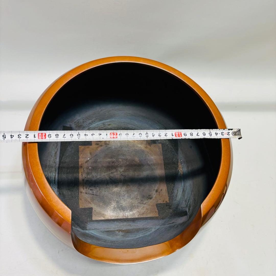 中村秀峰作 唐銅 大西風炉 茶道具 未使用品