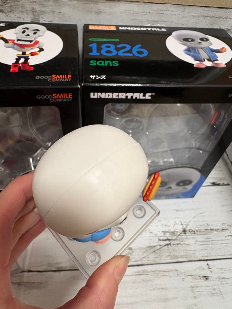 アンダーテール　UNDERTALE ねんどろいど　セット　サンズ　パピルス
