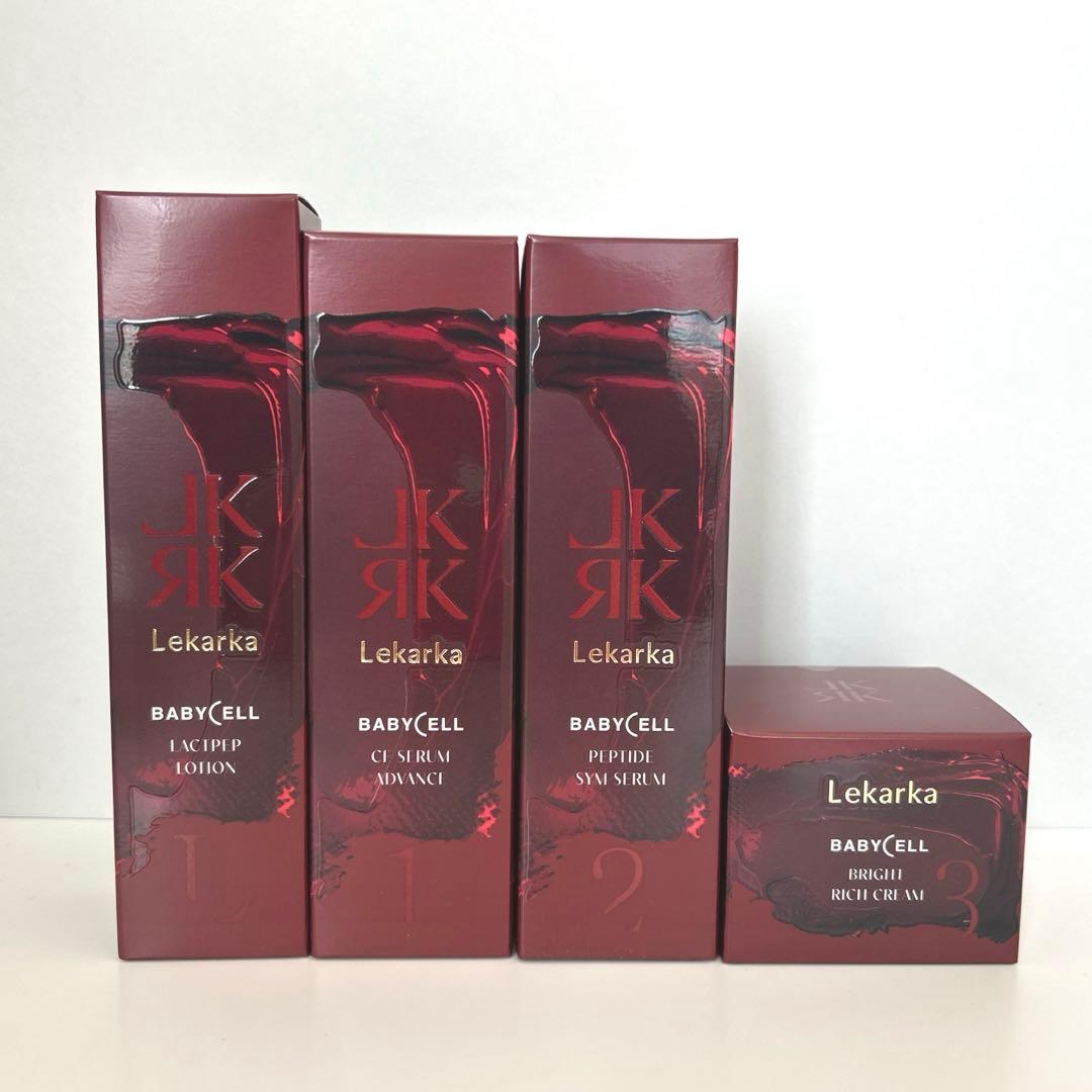 レカルカ ベビーセル ローション、セラム、クリーム4点セット
