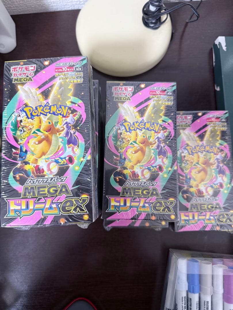 ポケモンカード MEGA ドリームEX セット 6 box seal