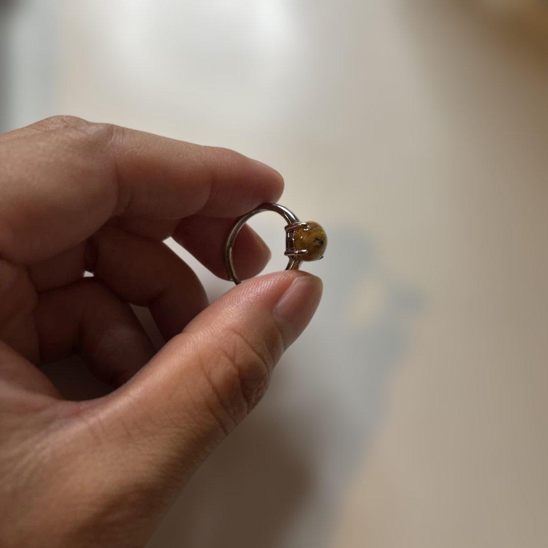 ルチルの指輪たん！綺麗！フリーサイズ！