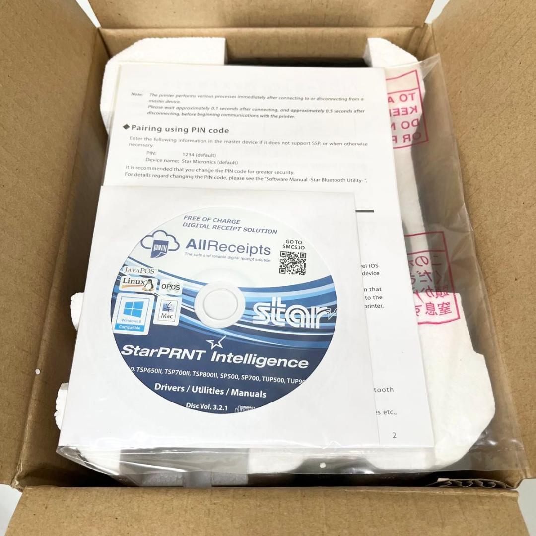 【新品】スター精密 レシートプリンター TSP650Ⅱ ACアダプタ付