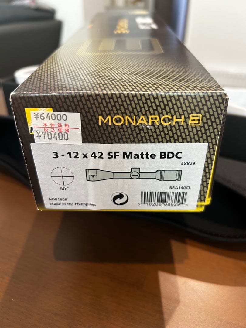 トイガン Nikon MONARCH 3-12x42 SF Matte BDC