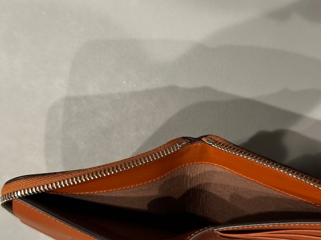 Acne Studios ブラウンレザー二つ折り財布 Wallet 財布