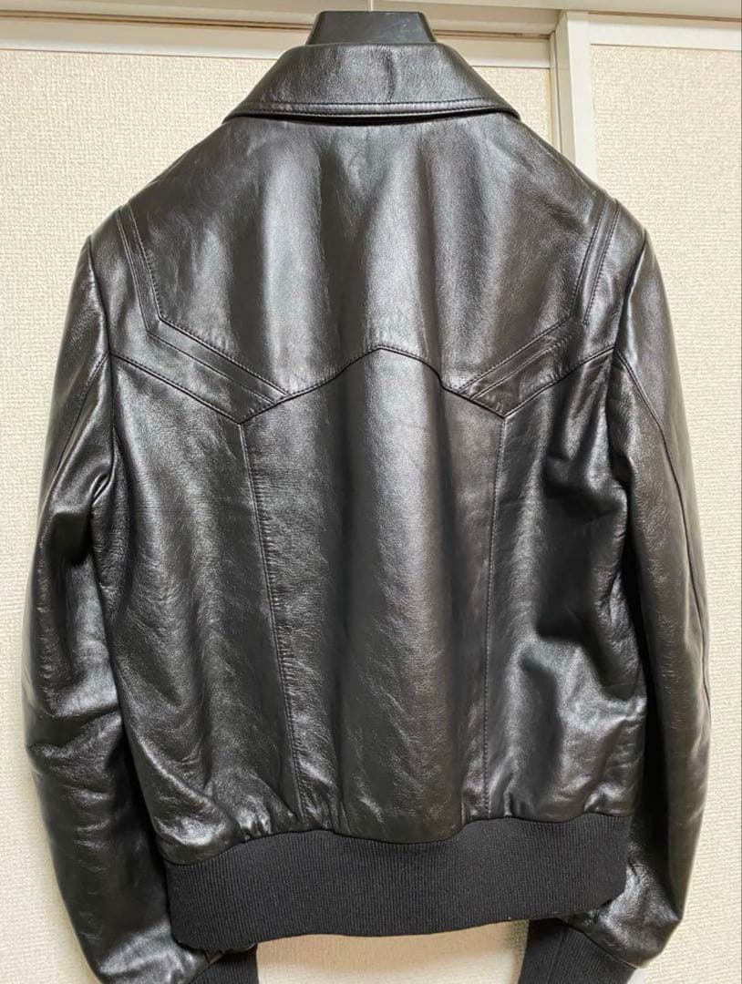 新品未使用 21SS CELINE セリーヌ レザージャケット 44 エディ