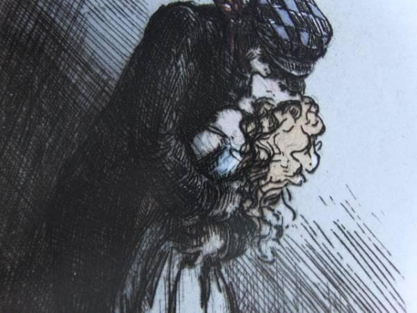 ルイ・イカール、Q、希少限定画集画、新品額装付