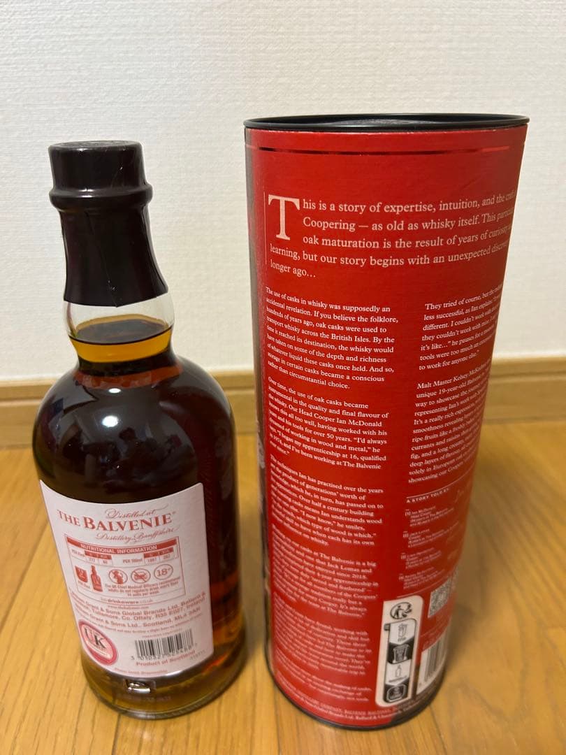 (値下げ)THE BALVENIE 19年 シングルモルトウイスキー