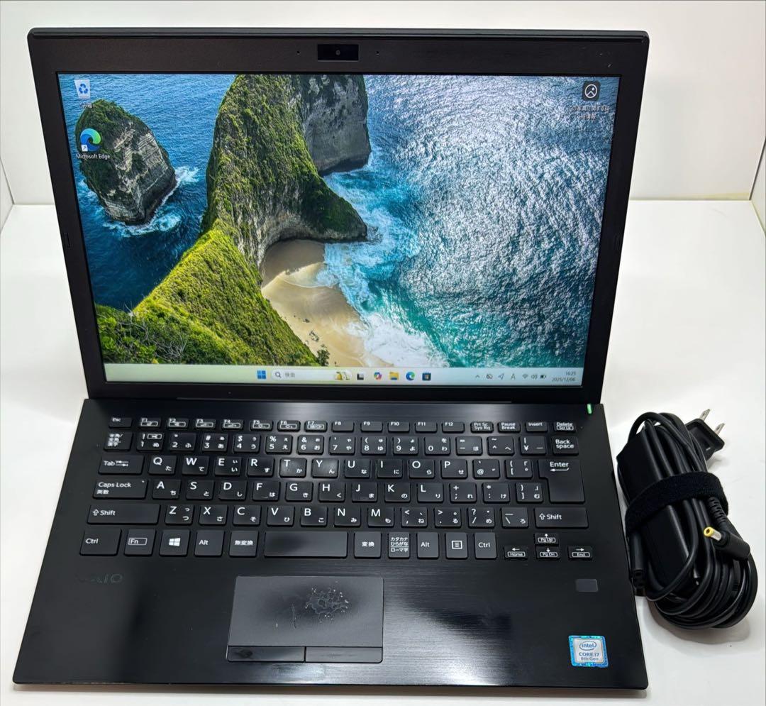 Windowsノート本体 VAIO VJS132C11N Core i7-8550U / 16GB