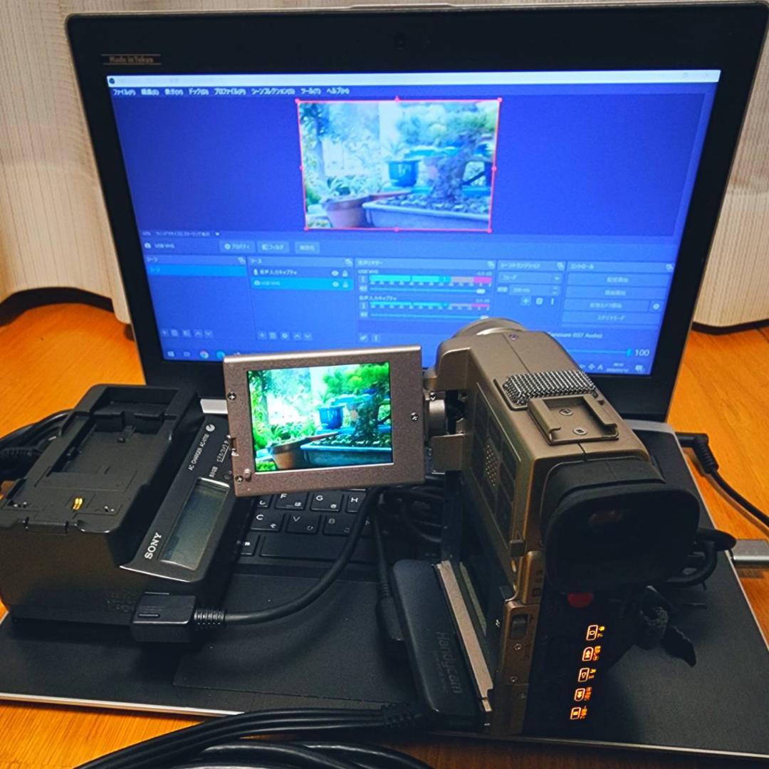 【動作確認済】高画質 SONY MiniDV ビデオカメラ DCR-PC10