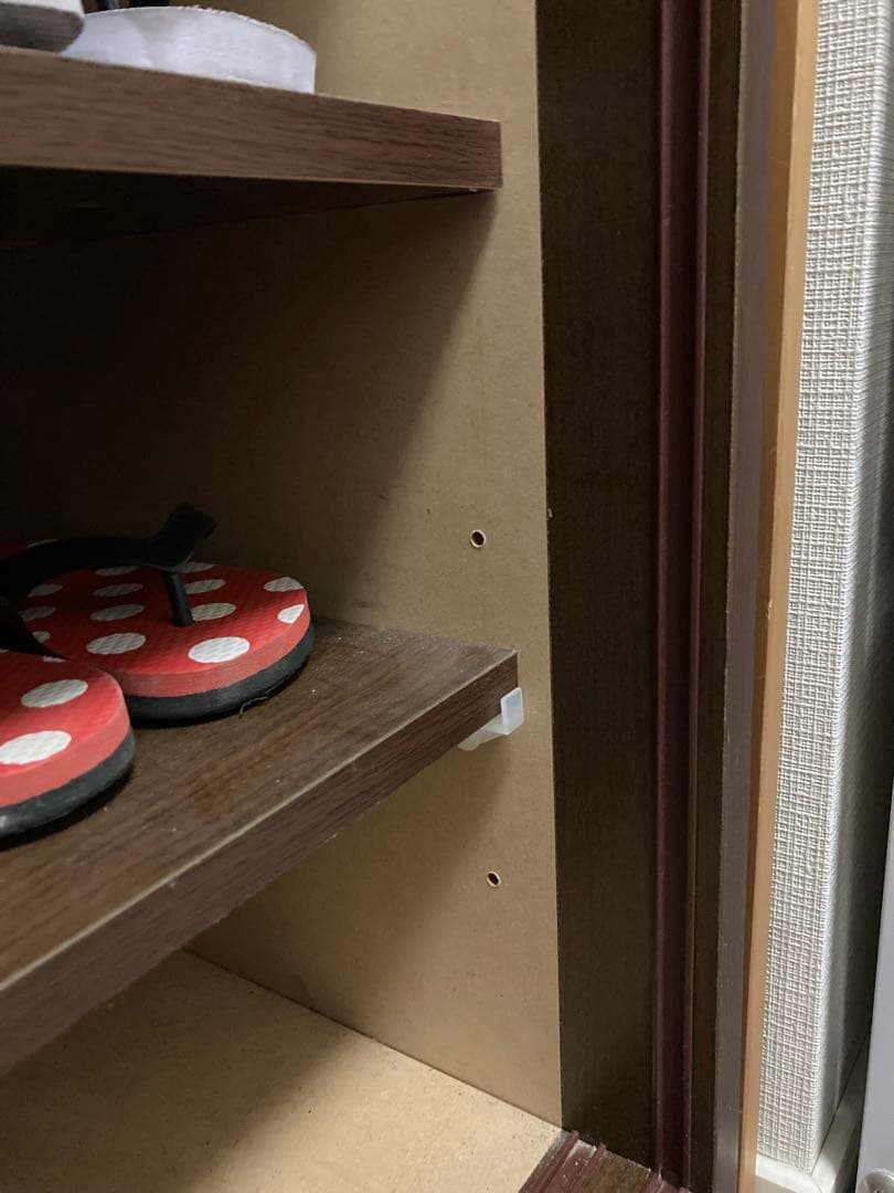 靴箱 玄関収納　ダークブラウン スライド式