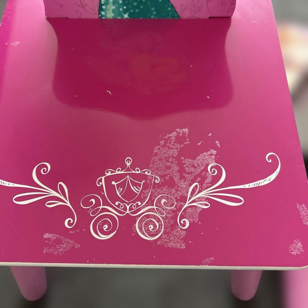 子供用テーブルセット ラプンツェル シンデレラ　ディズニー