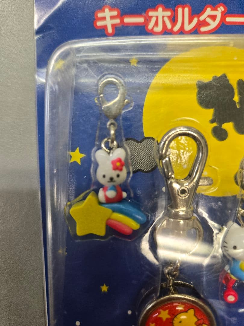 【未開封品】 Hello Kitty キーホルダー　ストラップ 夜空 ET