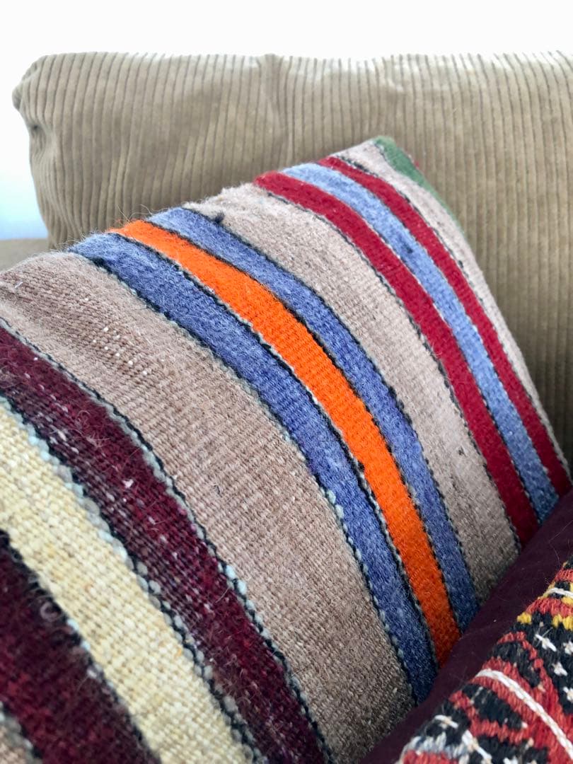 ✧momo❤︎様用✧【魅惑のred系】オールドキリム クッションカバー