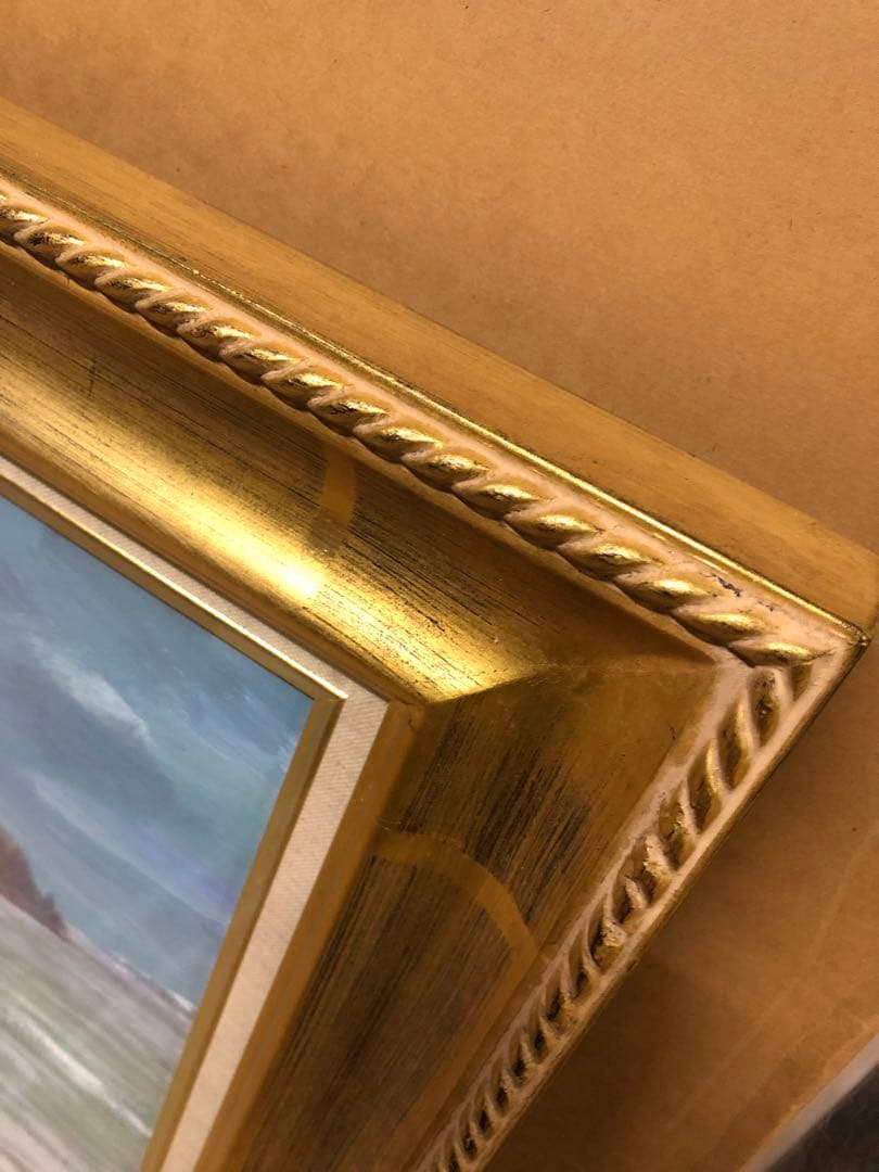 専用 2点 額縁 額 絵画 油絵 絵 F6 アンティーク ゴールド