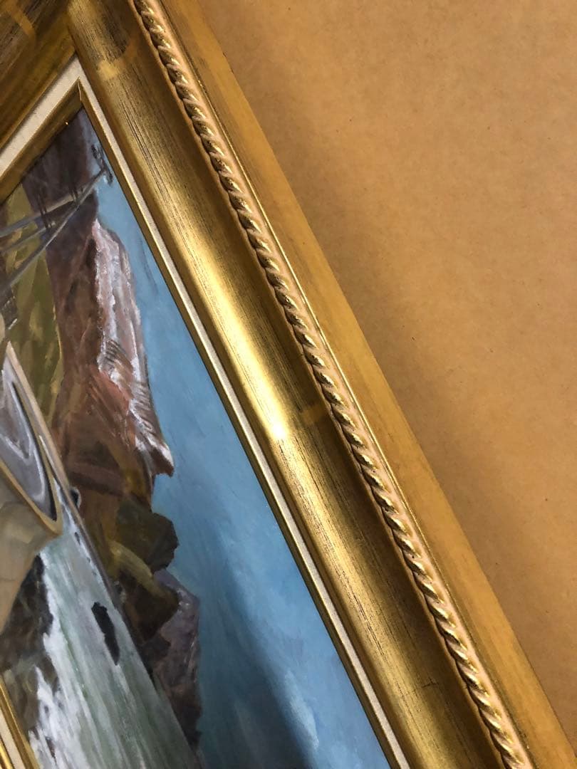 専用 2点 額縁 額 絵画 油絵 絵 F6 アンティーク ゴールド