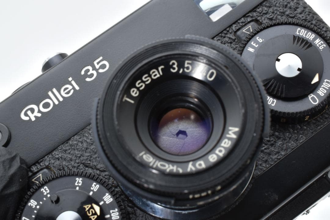 ☆完動品☆ Rollei 35 Tessar 40mm F3.5 黒 8159