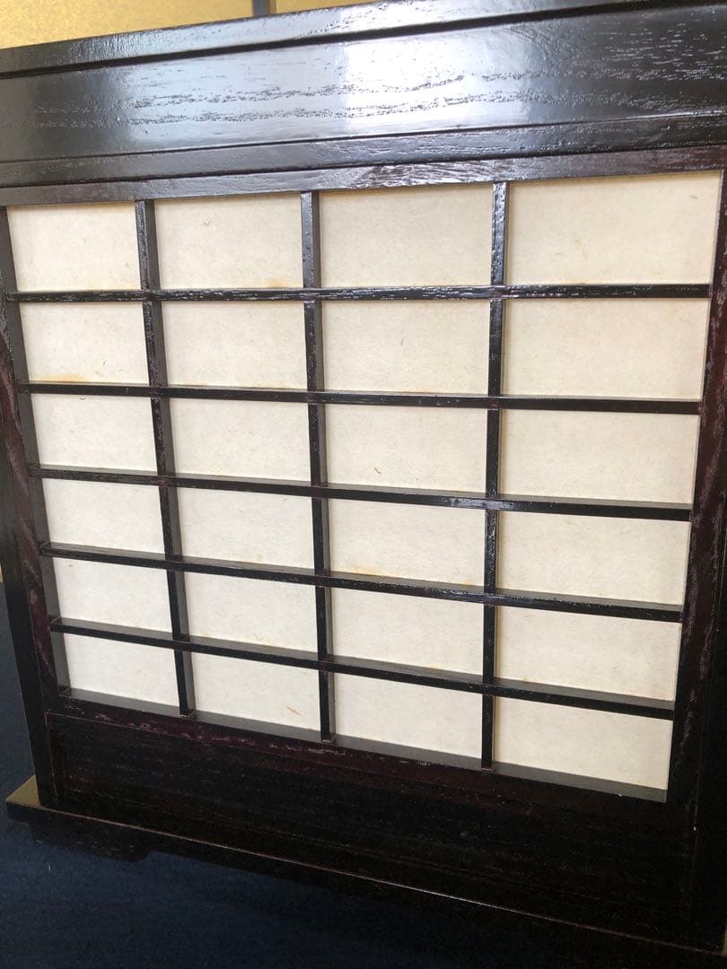 《R》茶道具 吉野棚 組立式 塗師 表恵作 共箱 260105か4