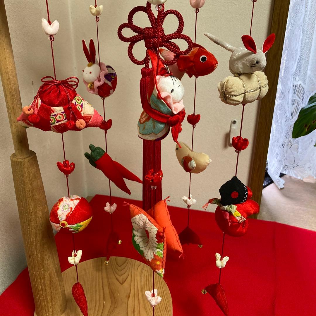 506 吊るし雛　吊るし飾り　つるし雛　つるし飾り　お値下げしました