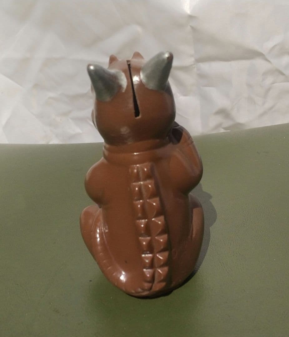 怪獣 フィギュア マルサン 赤ちゃんパゴス ウルトラQ貯金箱シリーズ 当時物