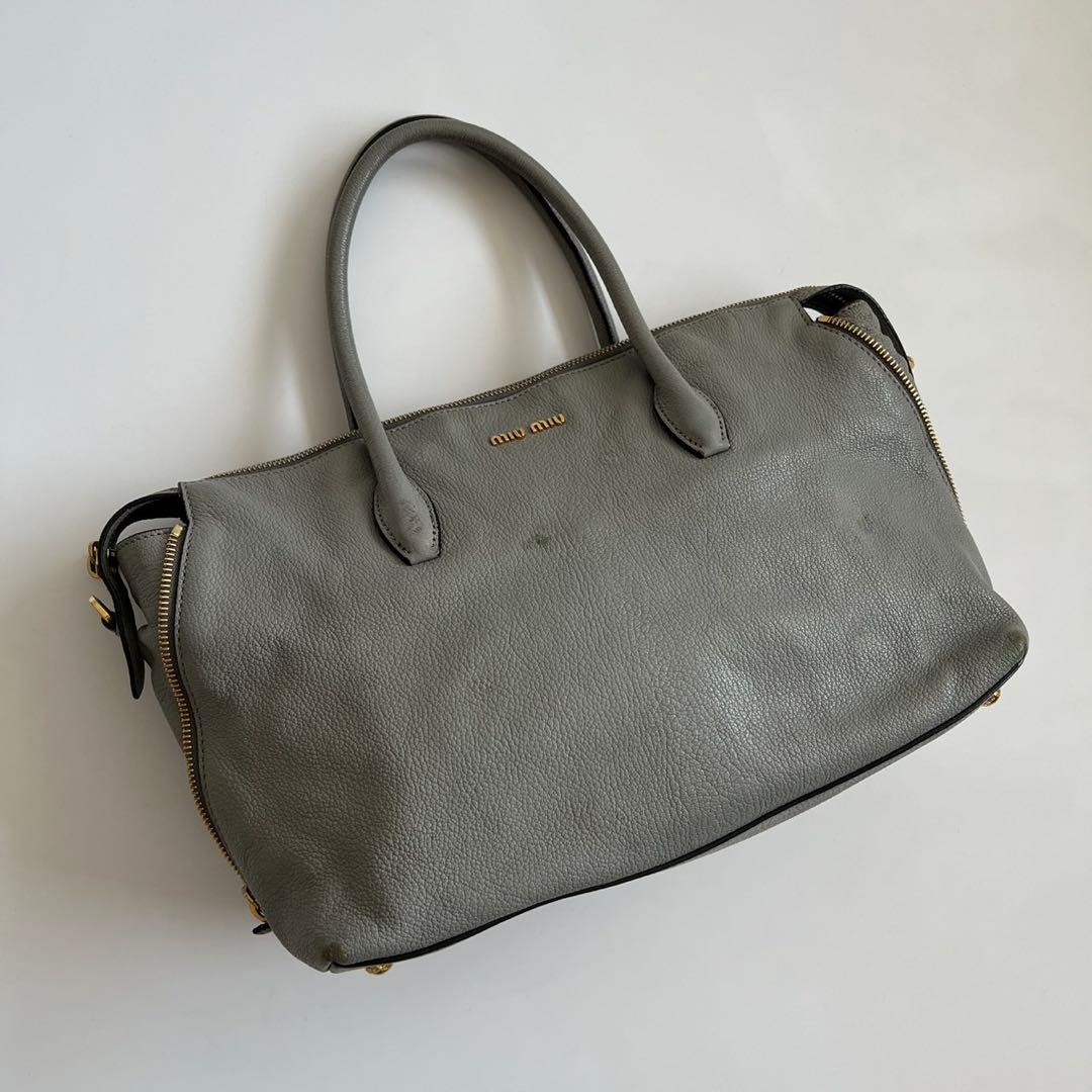 バッグ MIU MIU MADRAS 2WAY SHOULDER HAND BAG