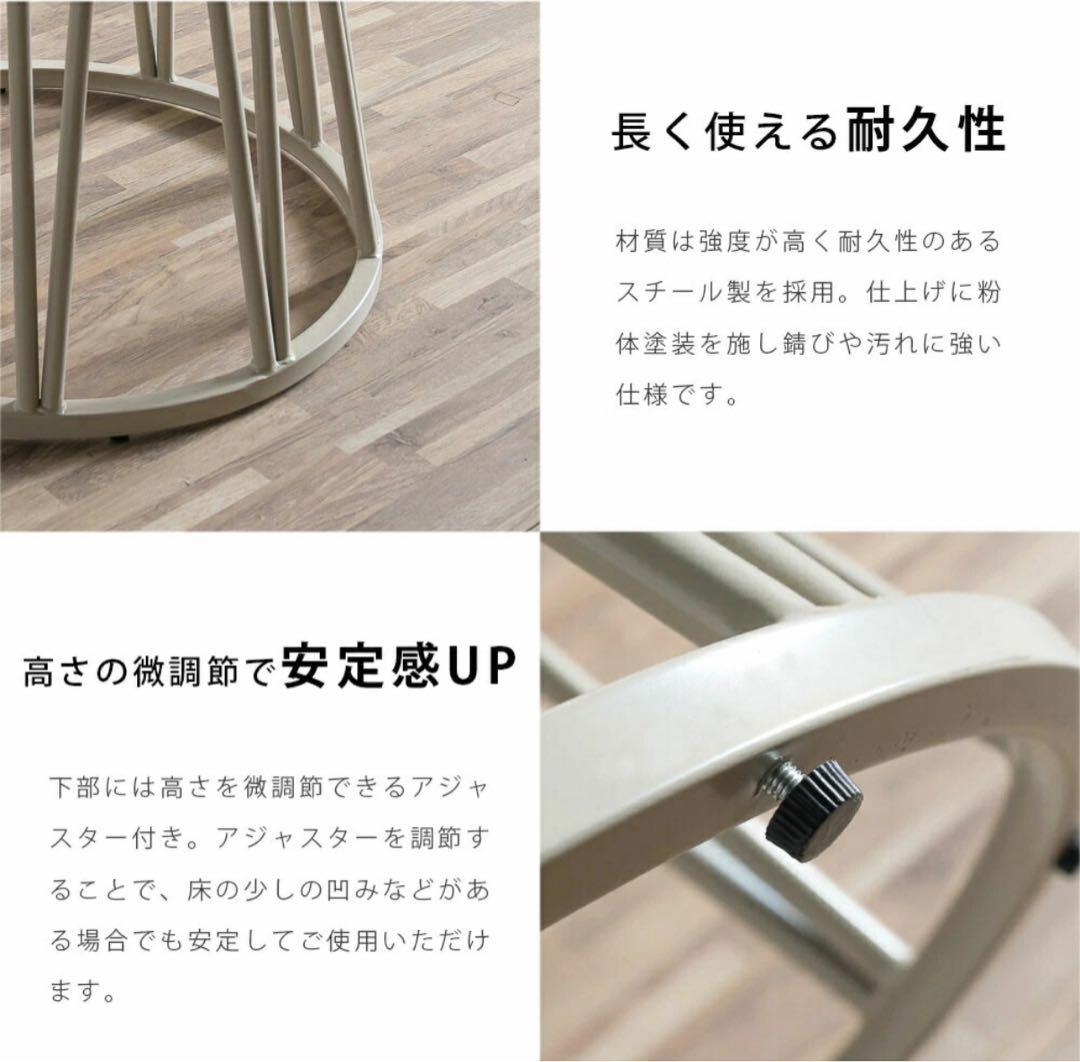 【タイムセール】丸テーブル 100cm高圧メラミン天板