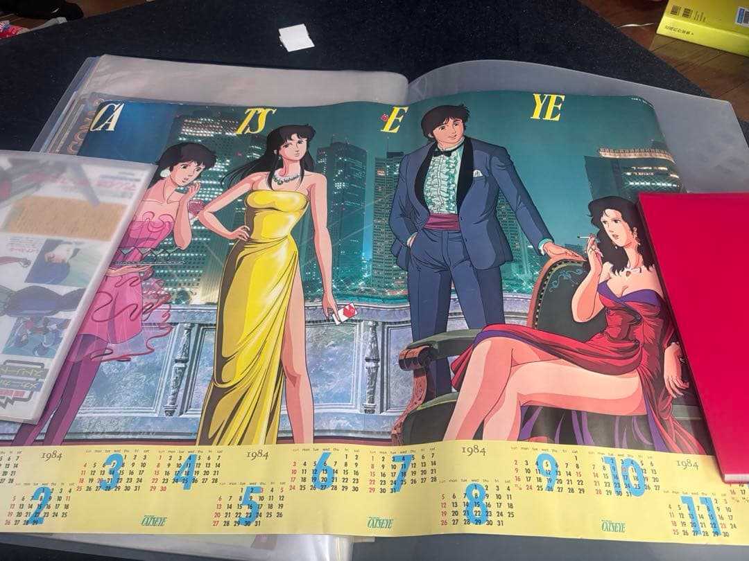 1994年シティハンターカレンダー付きアニメポスターB4セイズ 貴重な品です。