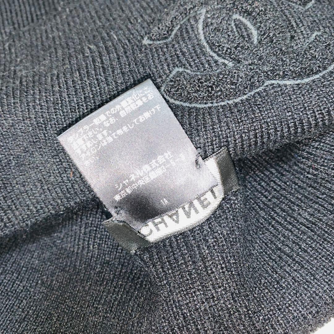 Akane W●漆黒●シャネル●ビーニー●ニット●ジェニ着用●ココマーク●